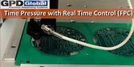 solder mask with time pressure and real time control