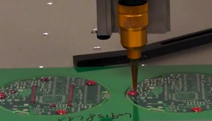 Solder mask dispense demo